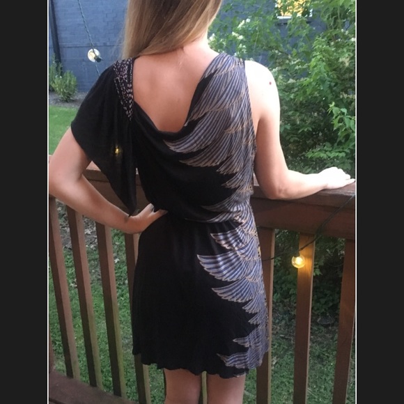 Free People swoop neck dinner dress XS - Picture 2 of 7